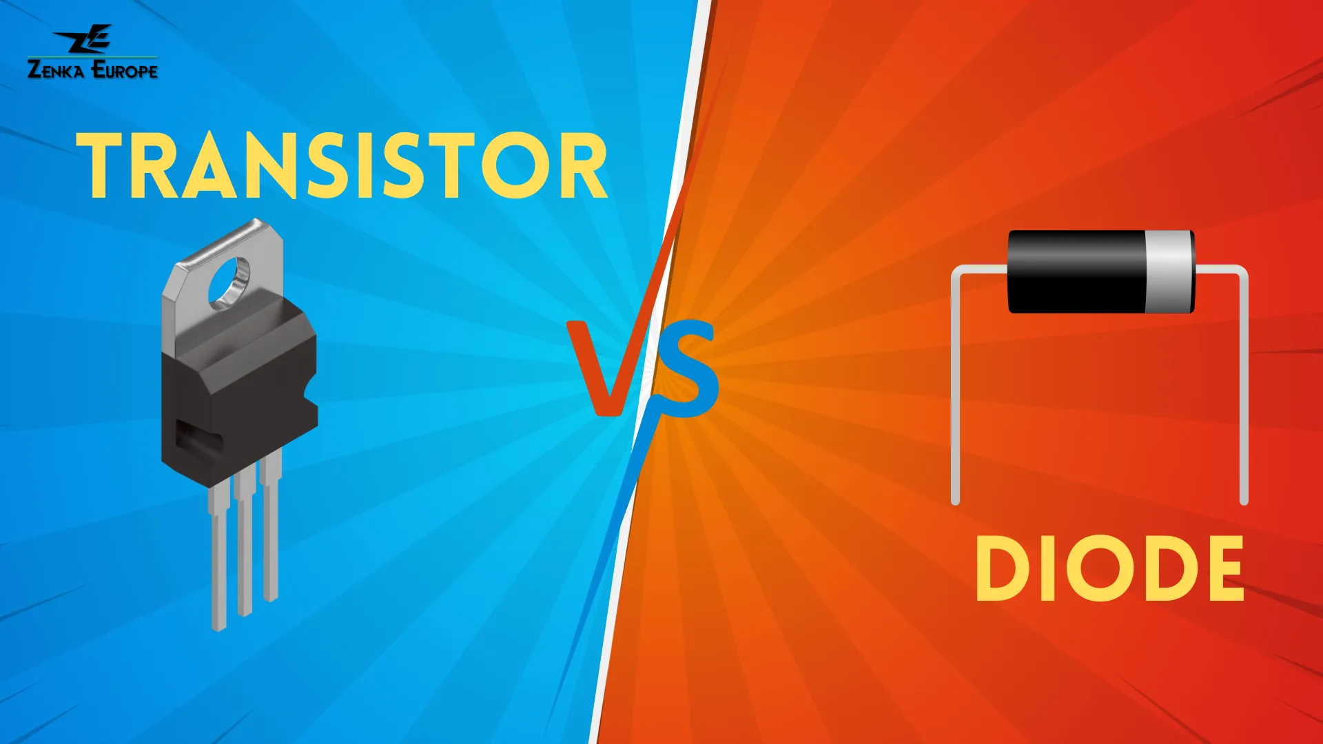 Transistors vs. Diodes: Key Differences and Applications in Electronics