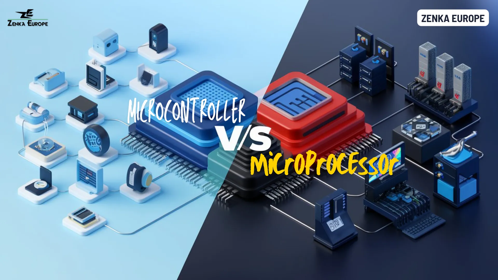 Microcontroller vs. Microprocessor: Key Differences, Uses, and Applications