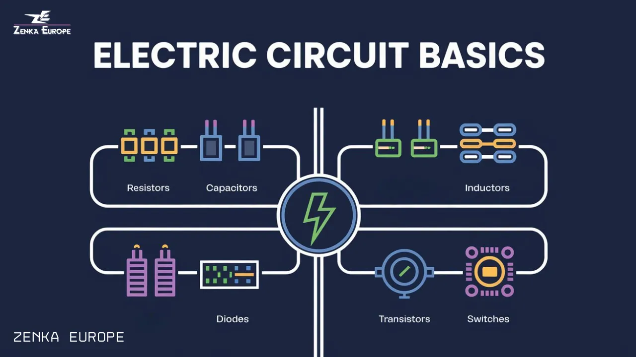 Understanding the Basics of Electric Circuit Components: A Guide to Resistors, Capacitors, Inductors, Diodes, Transistors, and Switches