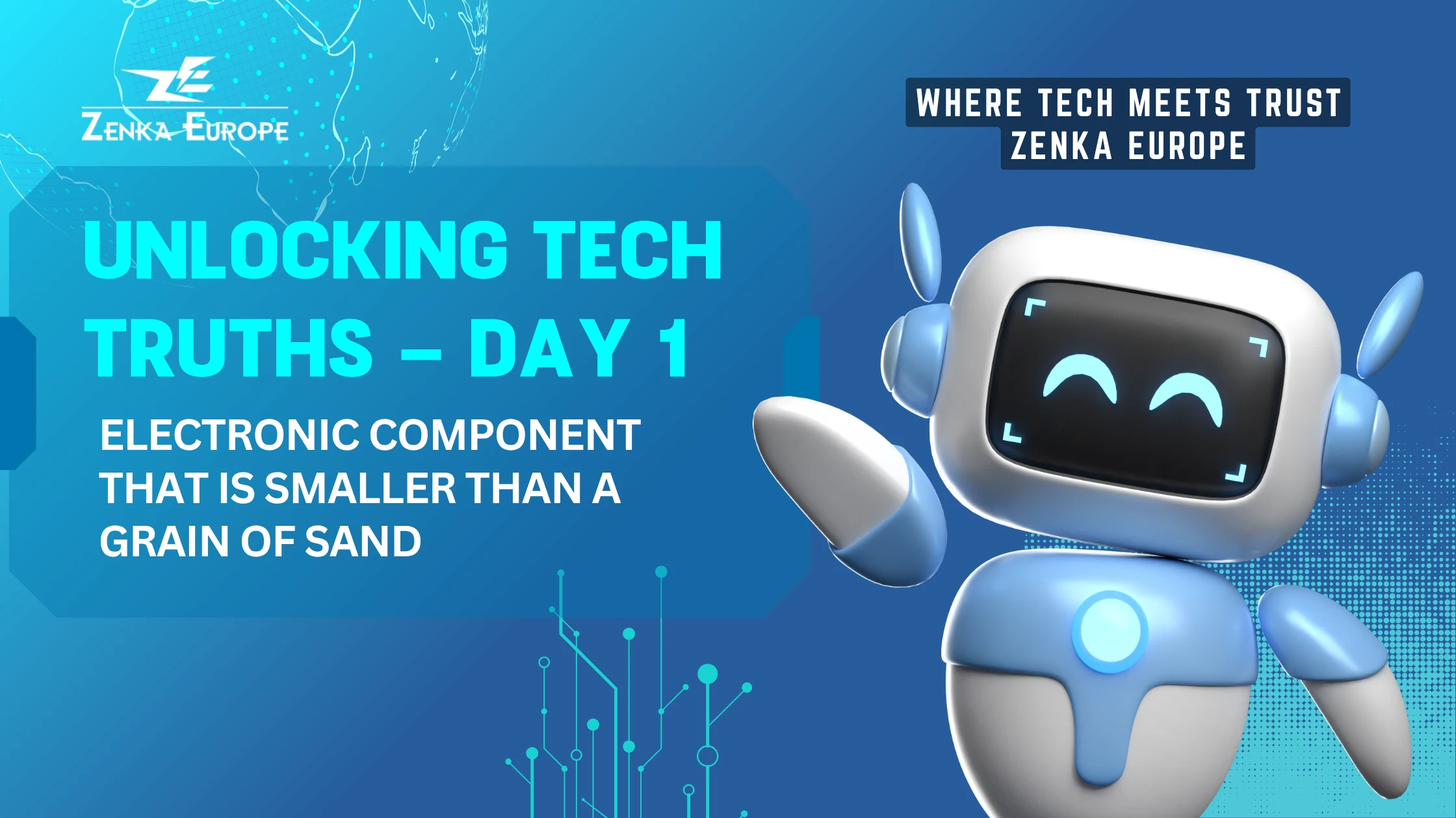 The Electronic Component Smaller Than a Grain of Sand