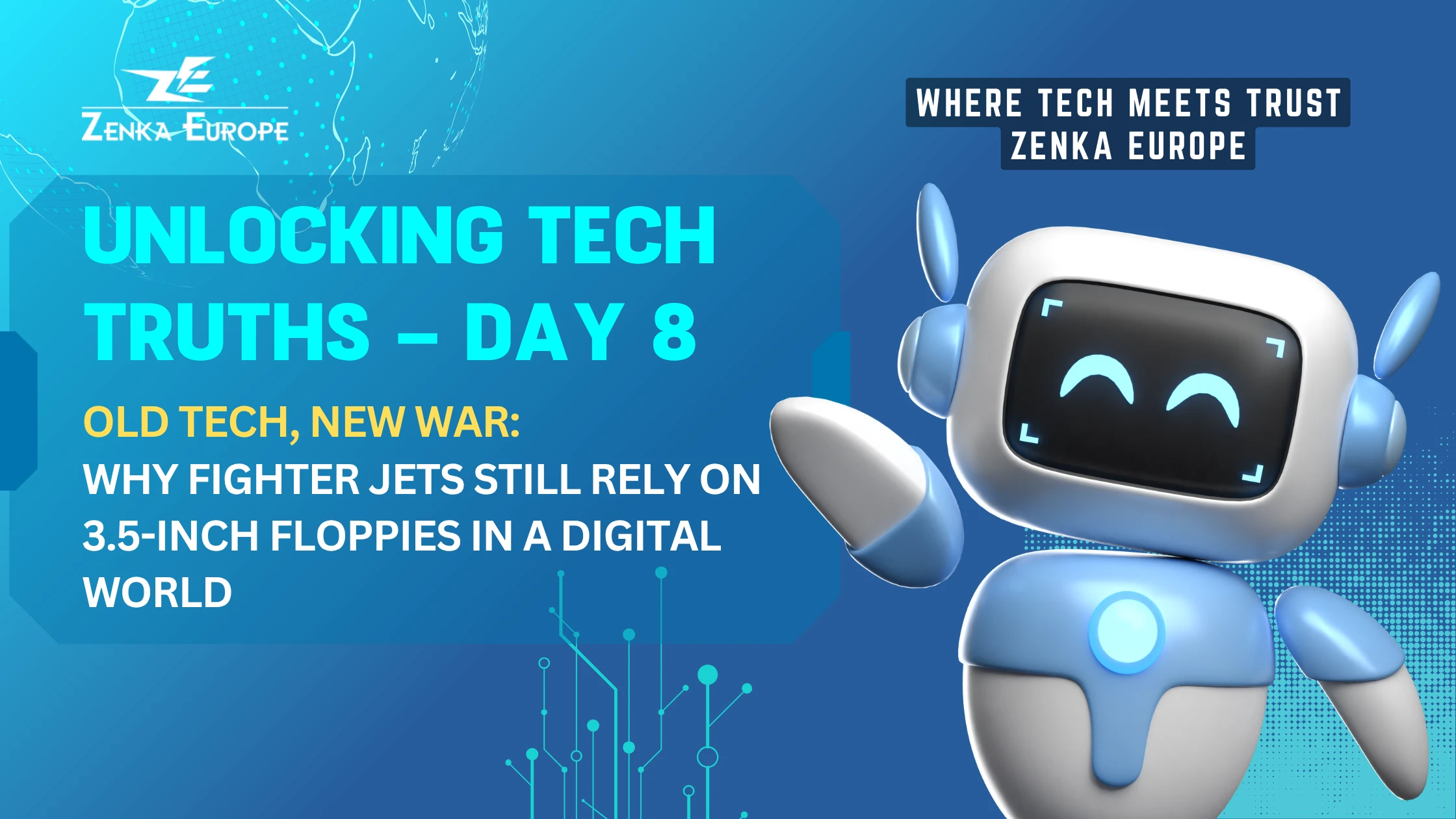 Why Fighter Jets Still Use Floppy Disks in 2025